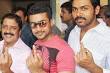 Surya, Karthi, and Sivakumar