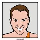 Bam Bam seemed to appear less