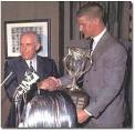 HockeyGods.com: Images - Bobby Orr Accepts The Calder Trophy From ...