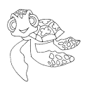 Sea Turtle coloring page