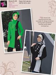 Blouse Terbaru Muslimah cantik Zenitha Model 8 Harga 145rb ( HABIS ...