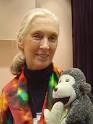 Jane Goodall is holding her