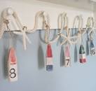 Nautical Decor Buoy & Starfish Garland - Beach Decor Garland ...