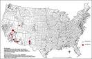 Map of Military Bases in the Continental US