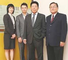 From left: Kimlun Corp Bhd executive director Vennessa T.F. Yam, executive director Pang Khang Hau, Pang Tin and Sim Tian Liang. - b_pg16kimlun