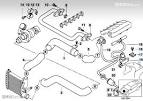 Intake manifold-supercharg.air duct/agr BMW 5' E39, 525tds (M51 ...