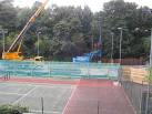 This section has taken over two of the four tennis courts of the Mortonhall - via Daymix