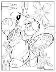 Art coloring page