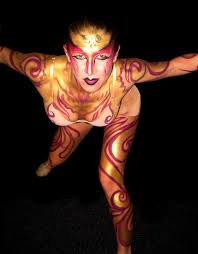 Purim Body Painting