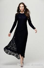 New Arrival Islamic Muslim lace Abayas for Women Long maxi Abaya ...
