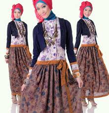 40 Gambar Desain Baju Muslim Remaja Tren 2016