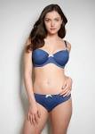 Deco Blue Moulded Half Cup Bra Freya Lingerie