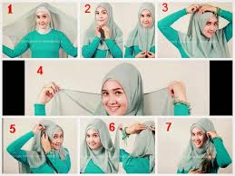Cara memakai jilbab segi empat cantik | ENI SETIANIGSIH