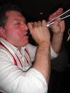 blew his own horn!