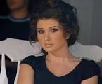 Elena Basescu prances down the
