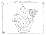 Candy coloring page