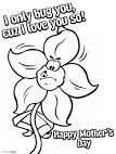 Mothers Day coloring page