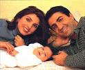 Reza Pahlavi, their son Iman