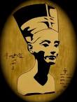 ... Painting - Nefertiti Egyptian Queen Fine Art Print - Georgeta Blanaru - nefertiti-egyptian-queen-georgeta-blanaru