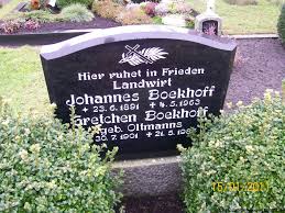 Grab von Gretchen Boekhoff (geb. Oltmanns) (30.07.1901-21.05.1985 ...