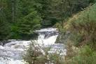 At the end of the board walk from Rhyd-y-benwch the deep pool at the foot of - via Daymix