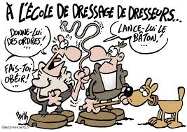 humour chien éducateur canin a l'école