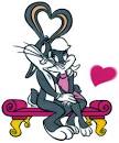 cartoon characters in love