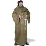 Cheap Medieval Monk Plus Adult Costume at Go4Costumes
