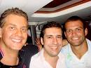 PEDRO HERING,ALEXANDRE DOMINGUEZ e ROGER TEIXEIRA,no barcão do empresário ... - pedro-hering-alexandre-dominguez-e-roger-teixeira