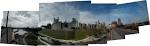 Panorama of Mill City Museum and surrounding area
