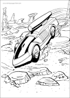 Hot Wheels coloring page