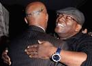 Actor Jamie Foxx (L) and