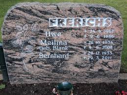 Grab von Bernhard Frerichs (29.12.1933-29.03.2011), Friedhof ...