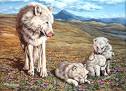 Wolves, wolf art, wildlife art by noted Canadian painter Richard ...