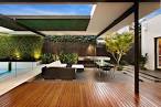 Home & Apartment ~ Plush Seating For The Backyard Wooden Deck Dark ...