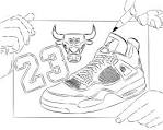 Jordan shoes coloring pages - Coloring Pages & Pictures - IMAGIXS
