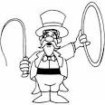 Circus Animals coloring page