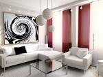 28 Red and White Living Rooms