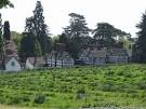Lavender Field. This curious collection of 'black and white' cottages lies - via Daymix