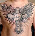 feminine cross tattoos