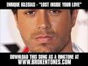 Enrique Iglesias - Lost Inside Your Love [ New Video + Lyrics + Download ]