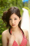 Maari Nakashima – Red Plaid Bikini - maari_red_03