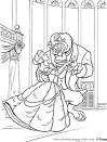 Beauty and Beast coloring page