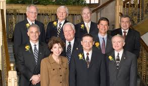 Essam Abdel-Aziz Sharaf (back row, far right) was last at Purdue University in 2006, when he received the Distinguished Engineering Alumni award. - 2006DistinguishEngAlums