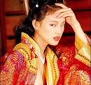 组图：美女舒淇早期古装写真半裸