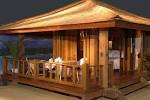 Teak wood gazebo - LODGEDEN - Tantdem