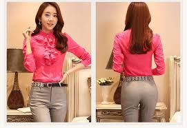 BAJU KERJA WANITA LENGAN PANJANG | Model Terbaru | Jual Murah ...