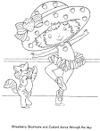 Ballet coloring page