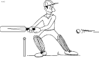 Cricket coloring page