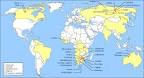 World diamond mining production